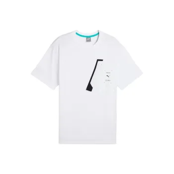 PUMA x Mercedes-AMG Petronas F1® Team X RAEBURN NJR Evostripe SS24 T-Shirt Men's White