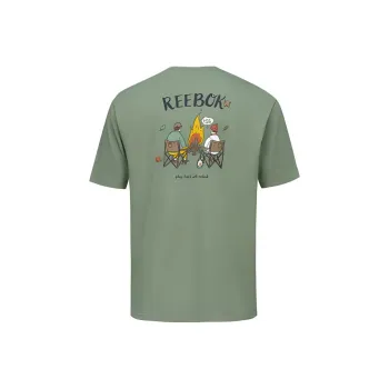 Reebok T Shirt Unisex Light Army Green
