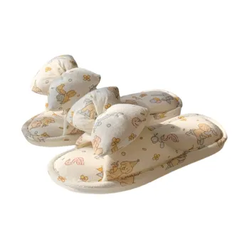 Thin Strips Slippers Women's Ecru