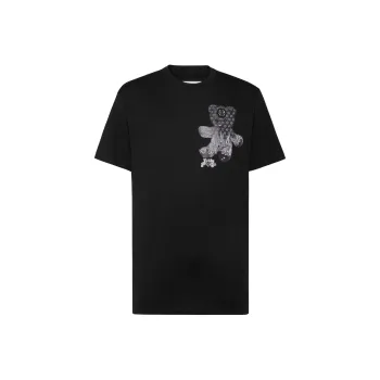 PHILIPP PLEIN Teddy Bear Printed Crewneck T Shirt