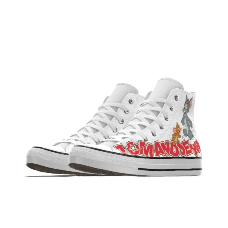 Converse Chuck Taylor All Star High Top Canvas Shoes Unisex White-4
