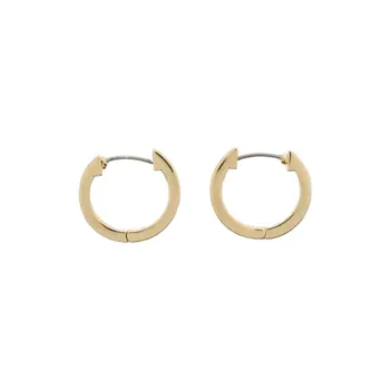 COACH Brass Earrings Women's Gold