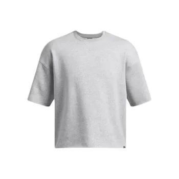 Under Armour Icon FW24 T Shirt Men's Modern Gray Light Heather Flower