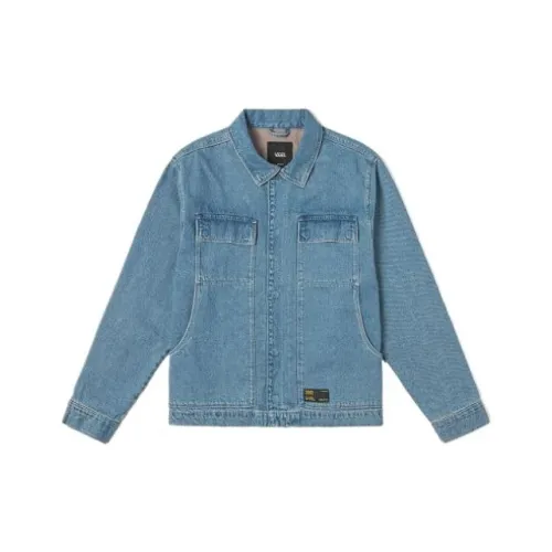 Vans ORIGINAL Jackets & Coats Men's Gray Blue