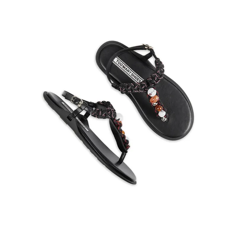 TOOMANYSHOES Miami One Strap Sandals Women's-4