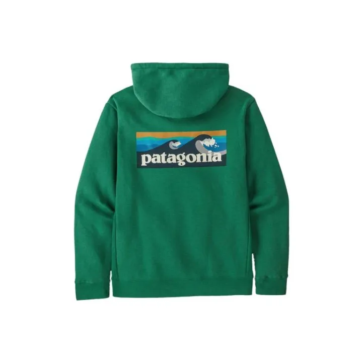 Patagonia Logo print Drawstring Hoodie-8