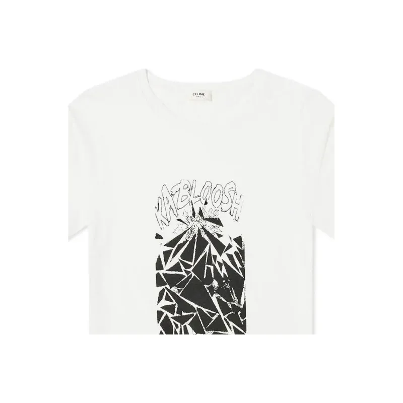 CELINE T Shirts Men White-3