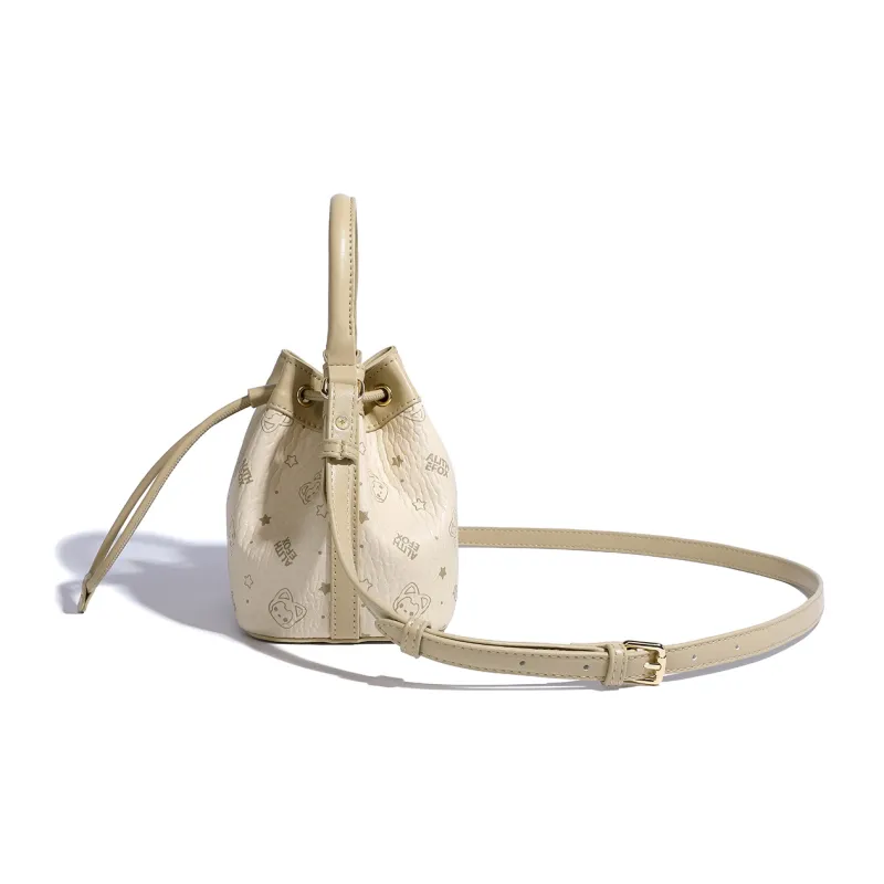 ALI THE FOX Synthetic Leather Shoulder Bag Regular Women's Pink/Custard-10