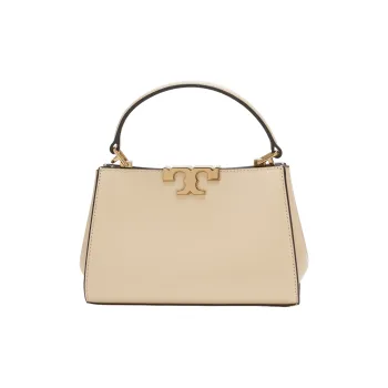 TORY BURCH Eleanor Cow Leather Shoulder Bag, Crossbody Bag, Handbag Mini Women's Vanilla Ice Cream