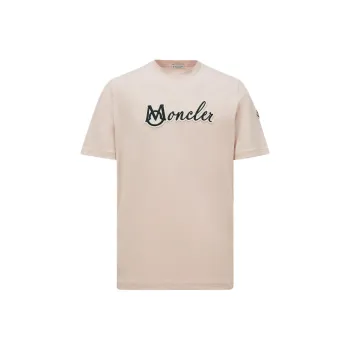 Moncler Logo Patch Crewneck T Shirt