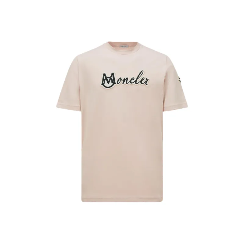 Moncler Logo Patch Crewneck T Shirt-0
