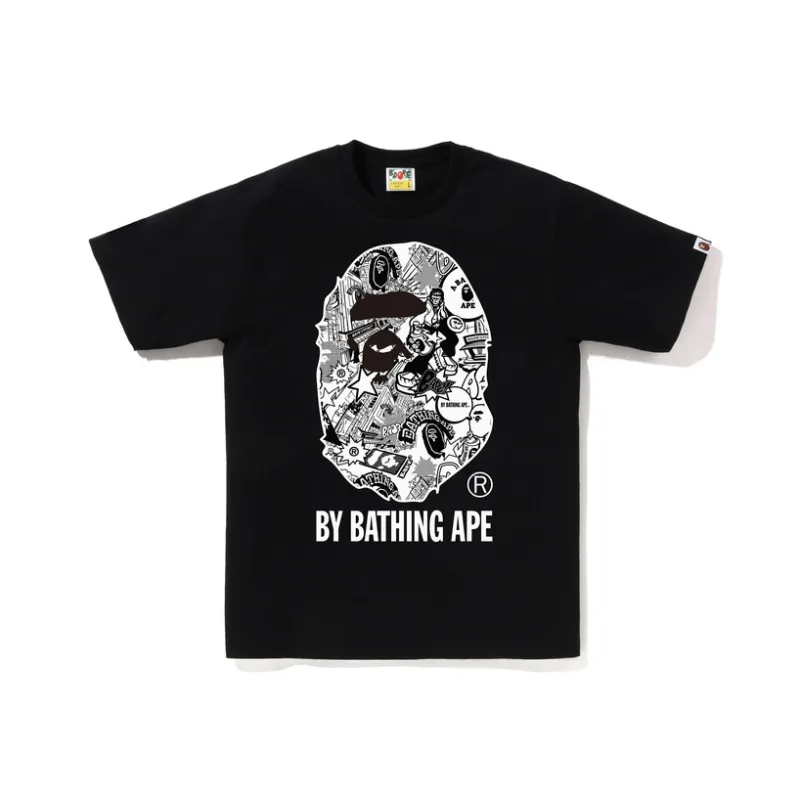 Bape Comic Art Ape Head Tee-1
