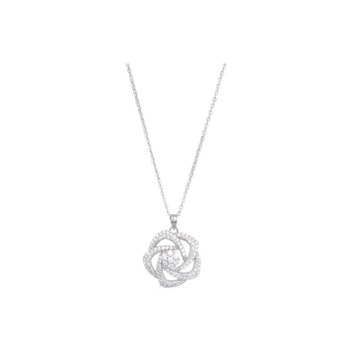 ZURY S925 Silver Necklace Collarbone Chain Women's Silver Elegant Design Refined Detail Luxury Fashion Trend Individual