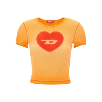 DIESEL T Shirts Men Orange