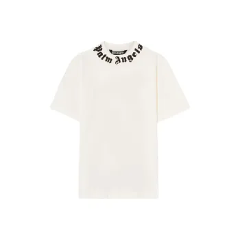 PALM ANGELS Neck Logo Tee 