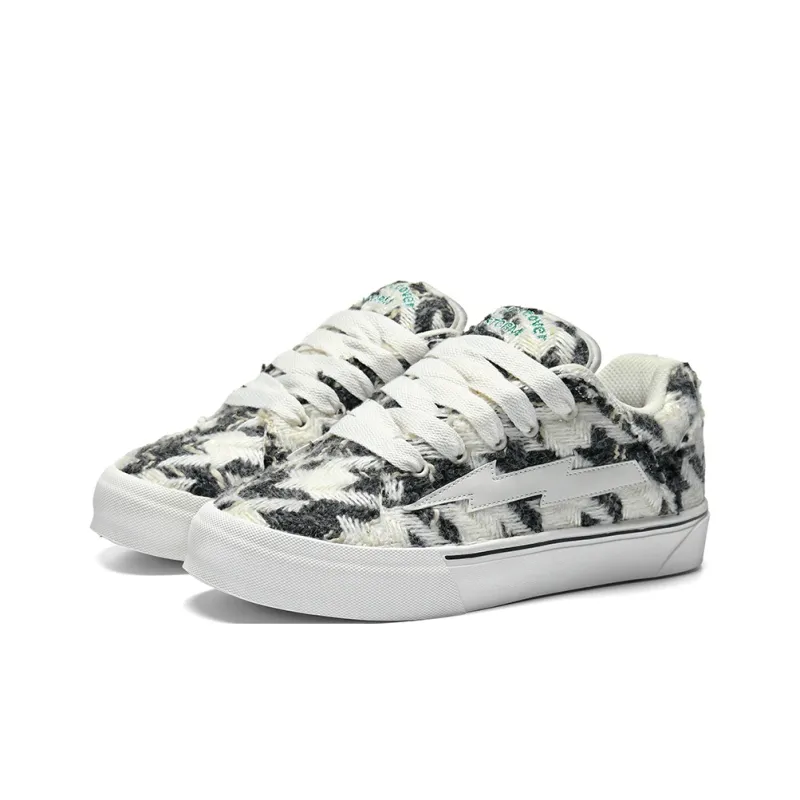VFTS Lightning Skateboard Shoes Anti Slip Wear Resistant Low Top Classic Preppy Style Students Unisex-20