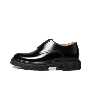 THOM WILLS Cleanfit Shiny Derby Shoes Casual Shoes Unisex Black