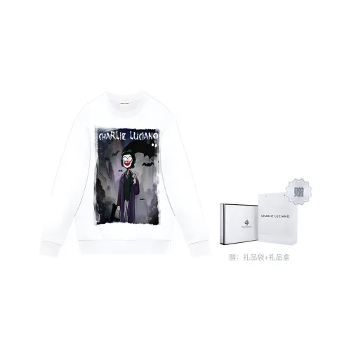 Charlie Luciano Sweatshirts Unisex White