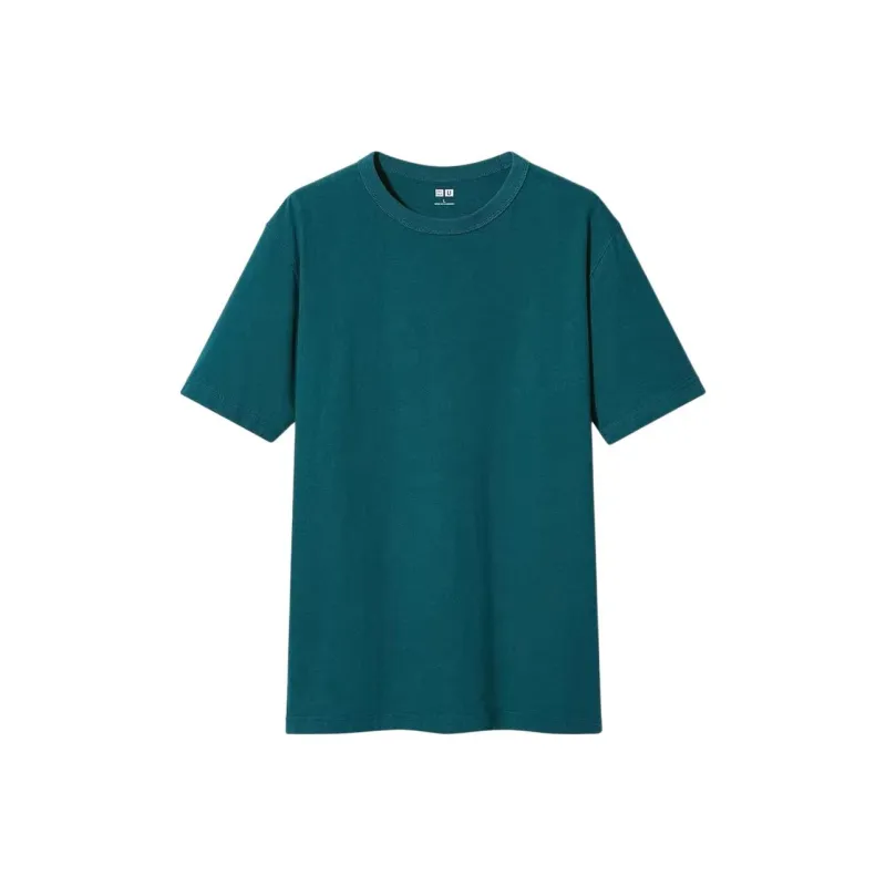 UNIQLO T Shirt Unisex Dark Green-0