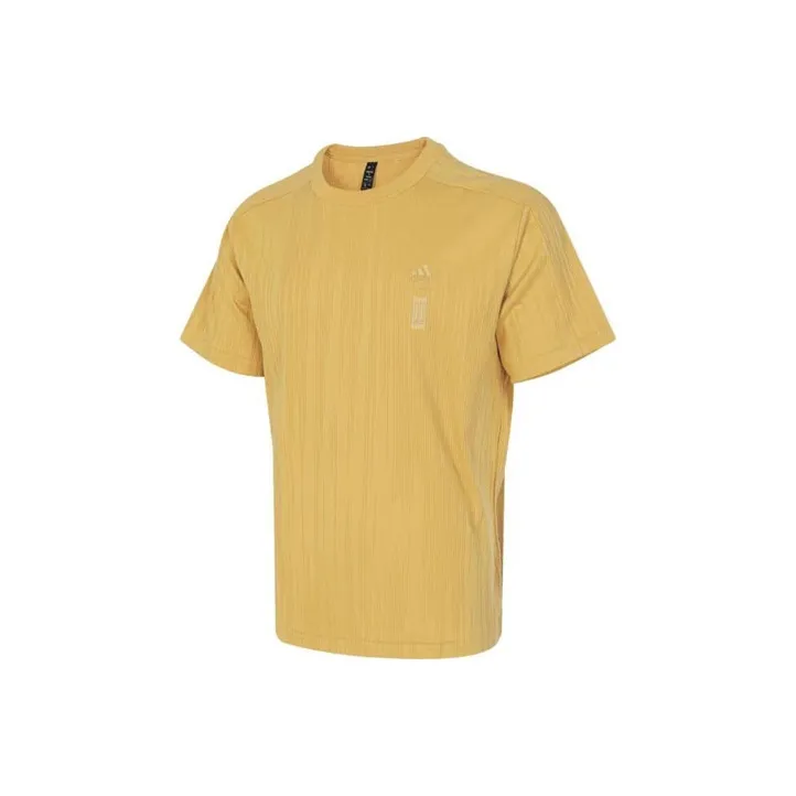 Adidas T Shirts Men Yellow-0