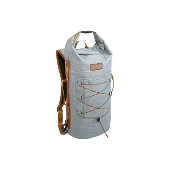 ZULUPACK Mountaineering Bag Outdoor Bag TPU Material 20L Cation Gray & Camel Unisex