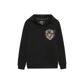 TCH Sweatshirts Unisex Black Base Gold Logo