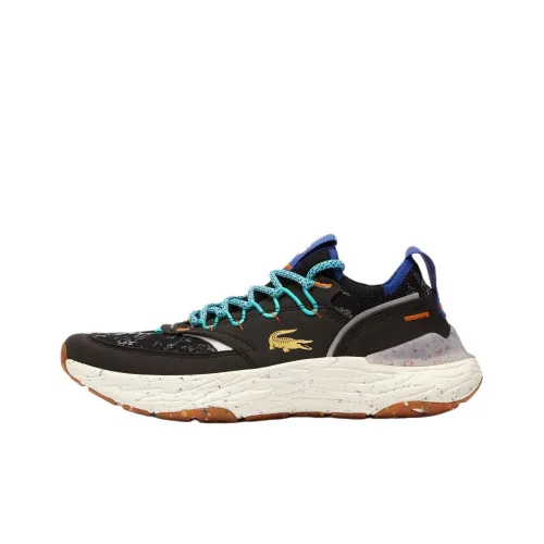 LACOSTE Anti Slip Wear Resistant Low Top Casual Shoes Women's Black