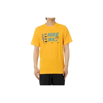 Nike T Shirt Men's Orange Yellow