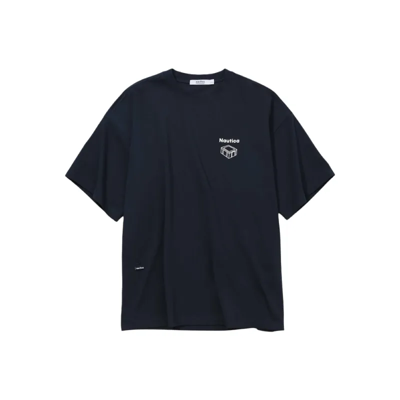Nautica White Sail T Shirt Unisex-0