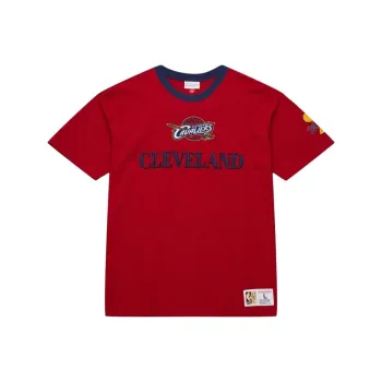 Mitchell & Ness x NBA Cleveland Cavaliers T Shirt Men's Burgundy
