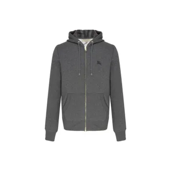 Burberry Clarendon Check Hood Zip Up Hoodie