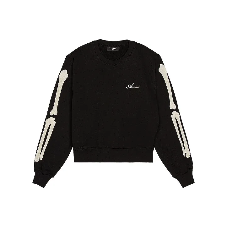AMIRI Bones Logo Crewneck-0
