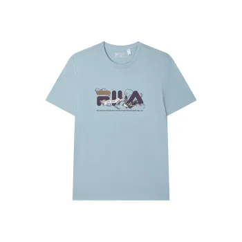 FILA T Shirt Men's Forget Me Not Blue