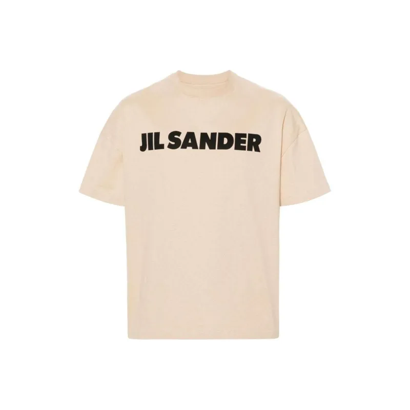 JIL SANDER Logo print Cotton T shirt-0