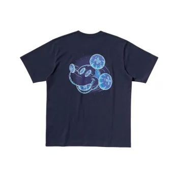 Disney X UNIQLO Disney Co brand T Shirts Unisex Navy
