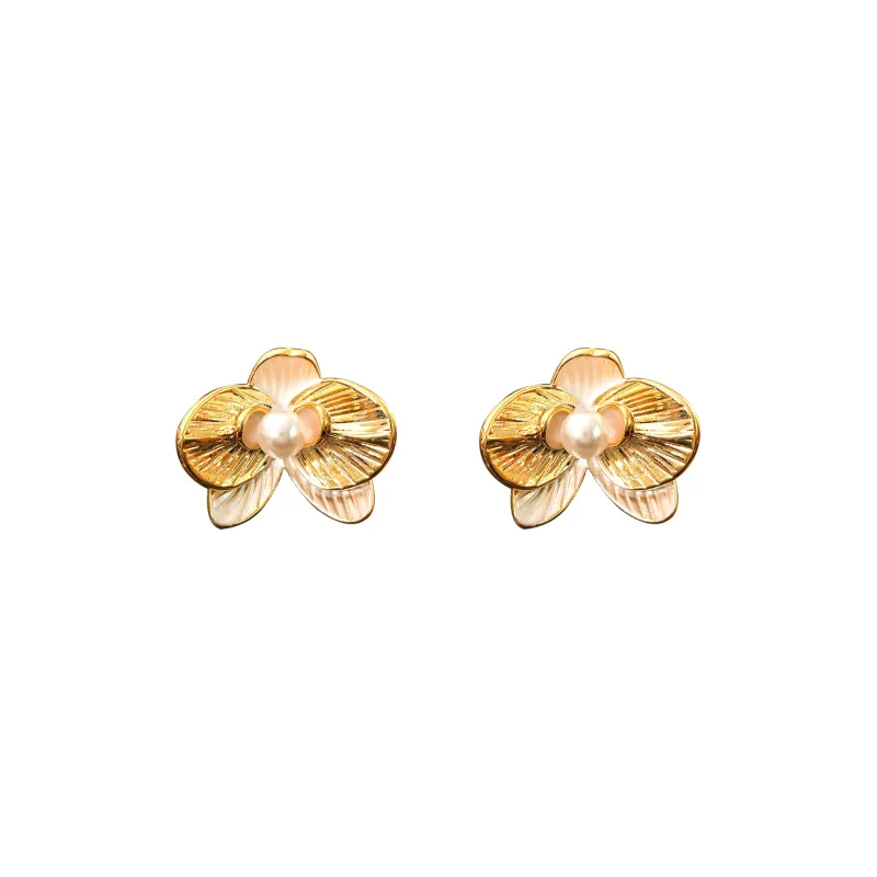 Vegetarian S925 Silver Stud Earrings Women's-0