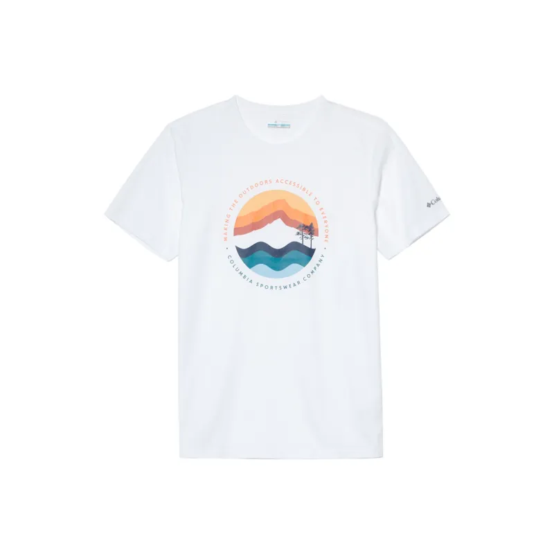 Columbia T Shirts Unisex White-0