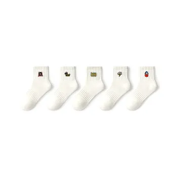 Primeet Mid Calf Socks Men's 5 Pack Happy Valley