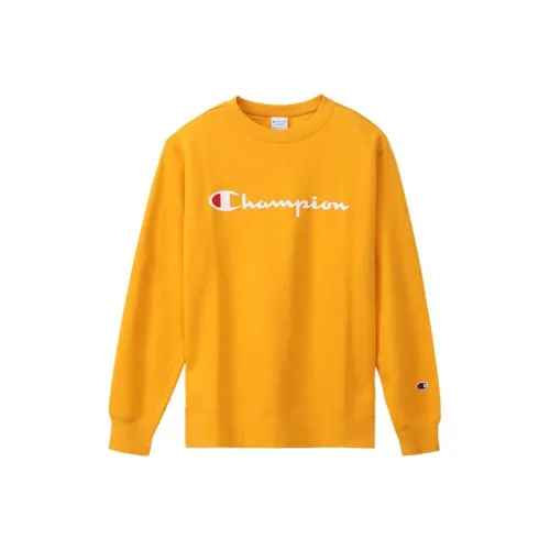 Champion Sweatshirts Unisex Yellow