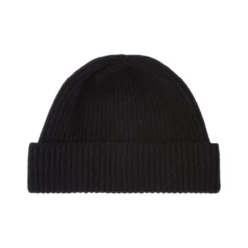 PRADA Cashmere Wool Beanies Unisex Black
