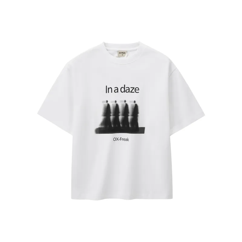 OX FREAK T Shirts Unisex White-0