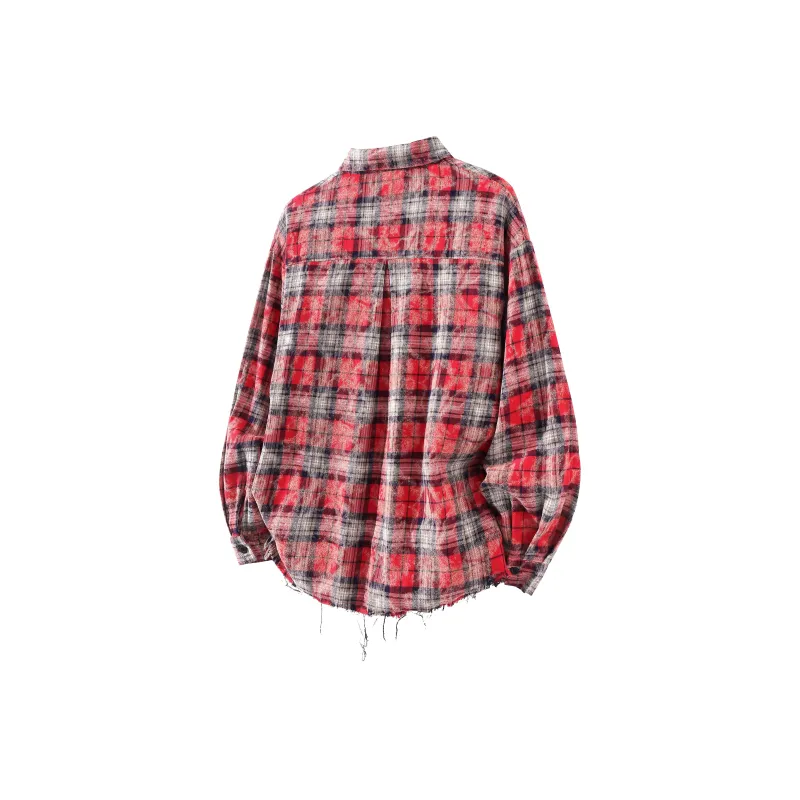 Tre Club Shirt Unisex Washable Red-1