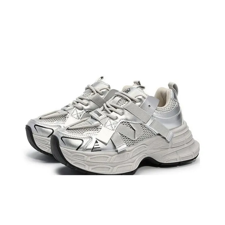 Dafu Leaps Forward Height Increasing Slip Resistant Low Top Chunky Sneakers Women's-4