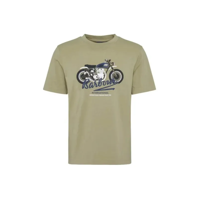 BARBOUR Graphic Printed Crewneck T Shirt-0