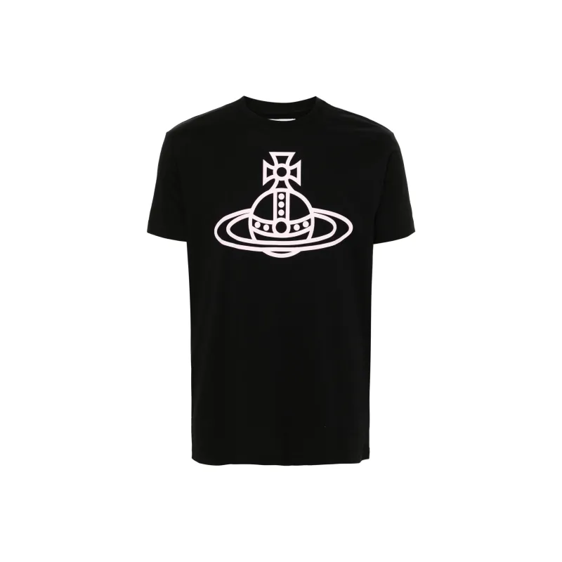 Vivienne Westwood Orb Printed Crewneck T Shirt-0