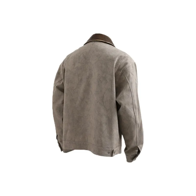 RKVC Jackets Coats Unisex Wheat Gray-1