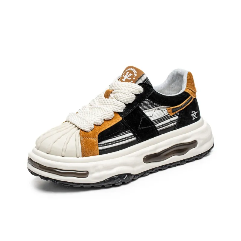 ROBINHOOD Cushioning, Abrasion Resistant, Coverage, Support, Impact Resistant Low Top Chunky Sneakers Men's-2