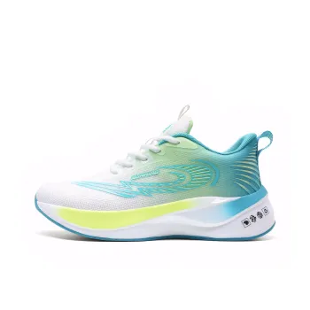 Kuding Running Shoes Unisex Low Top White/Green/Black