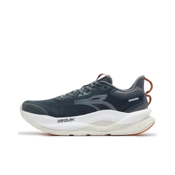 361° Fiery Red 5 Anti Slip Wear Resistant Low Top Training Running Shoes Men's Lunar Gray Graphite Gray