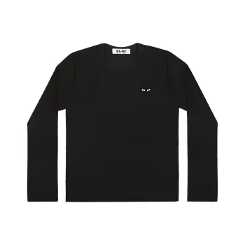 CDG Play T Shirts Unisex Black